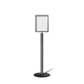 FSX200 Floor Standing Sign Frame, Low profile Base, 11 inches by 14 inches Sign Frame - Montour Line FSLine