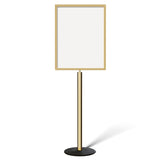 FSX200 Floor Standing Sign Frame, Low profile Base, 22 inches by 28 inches Sign Frame - Montour Line FSLine