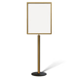 FSX200 Floor Standing Sign Frame, Low profile Base, 22 inches by 28 inches Sign Frame - Montour Line FSLine