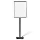 FSX200 Floor Standing Sign Frame, Low profile Base, 22 inches by 28 inches Sign Frame - Montour Line FSLine