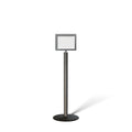 FSX200 Floor Standing Sign Frame, Low profile Base, 8.5 inches by 11 inches Sign Frame - Montour Line FSLine
