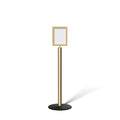 FSX200 Floor Standing Sign Frame, Low profile Base, 8.5 inches by 11 inches Sign Frame - Montour Line FSLine