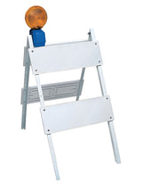 Metal Leg and Plastic Panel Barricade - Type II Traffic Barricades