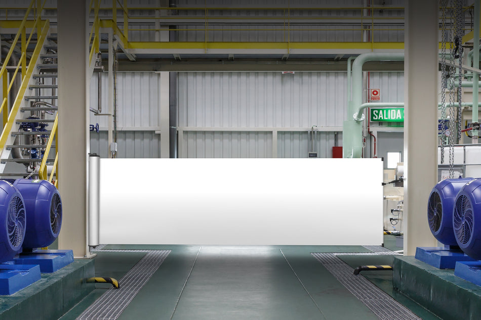 Custom Wall Mounted Banner Barrier