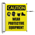 Custom Wall Mounted Banner Barrier