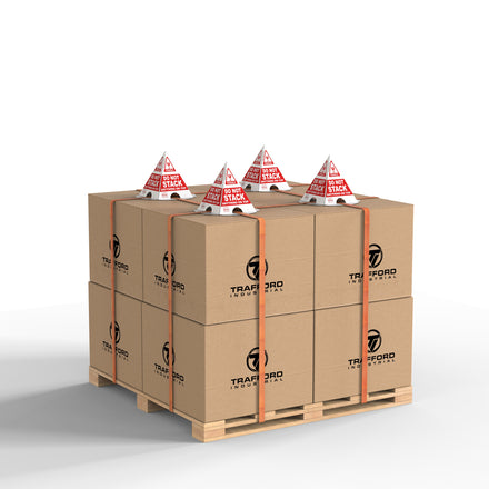 No Stack Pallet Cones, 1 Case / 50 EA. - Crowd Control Warehouse