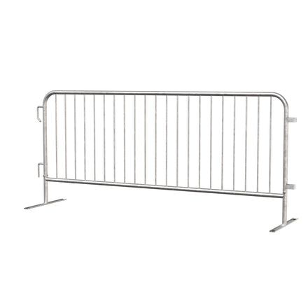 *USED* Economy Steel Barricade, Light Weight & Pre-Galvanized, 8.5 Ft. - Angry Bull Barricades