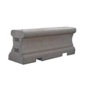 Curved Concrete Jersey Barrier - Interlocking End