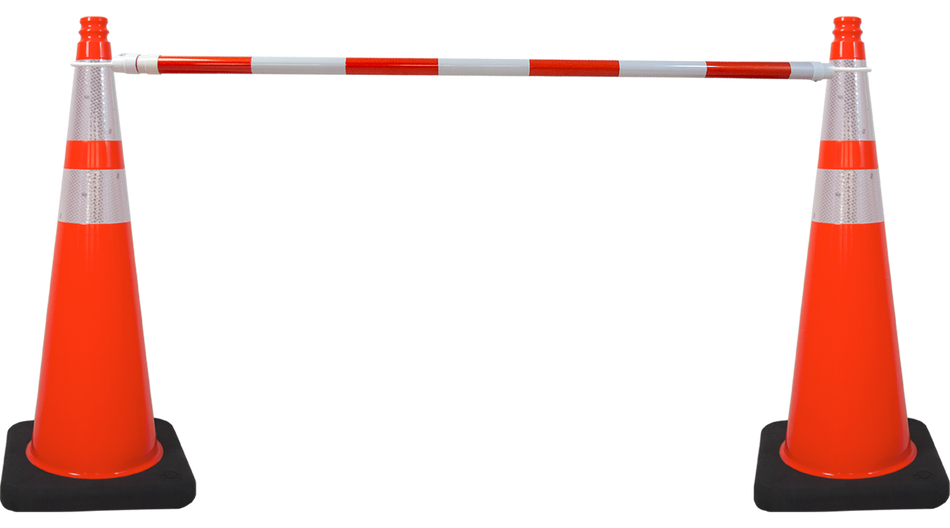 6 ft – 10 ft Retractable Traffic Cone Bar, Box of 20