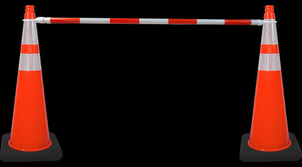 6 ft – 10 ft Retractable Traffic Cone Bar, Box of 20