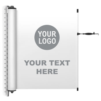 Custom Wall Mounted Banner Barrier