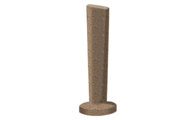 Asymmetrical Modern Decorative Bollard - Crowd Control Warehouse