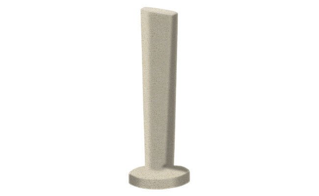 Asymmetrical Modern Decorative Bollard - Crowd Control Warehouse