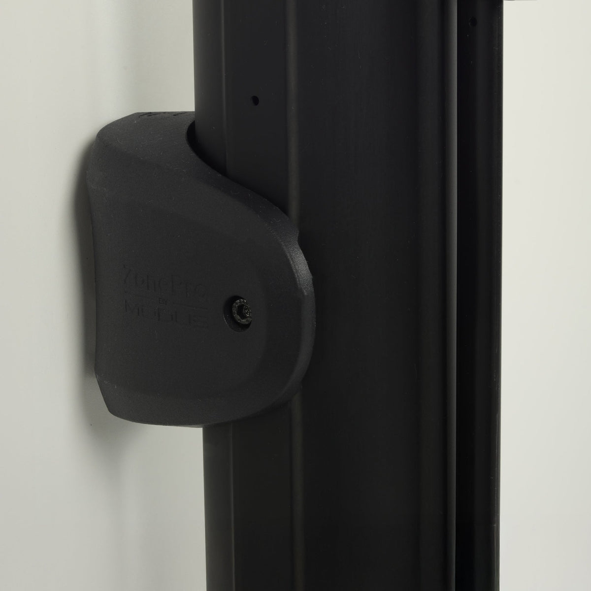 Bilingual Area Temporarily Closed Wall Mounted Retractable Safety Barrier - Crowd Control Warehouse