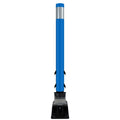 FlexStake Center Line Surface Mount Base Traffic Delineator - Blue Tubular Post with Reflective Options