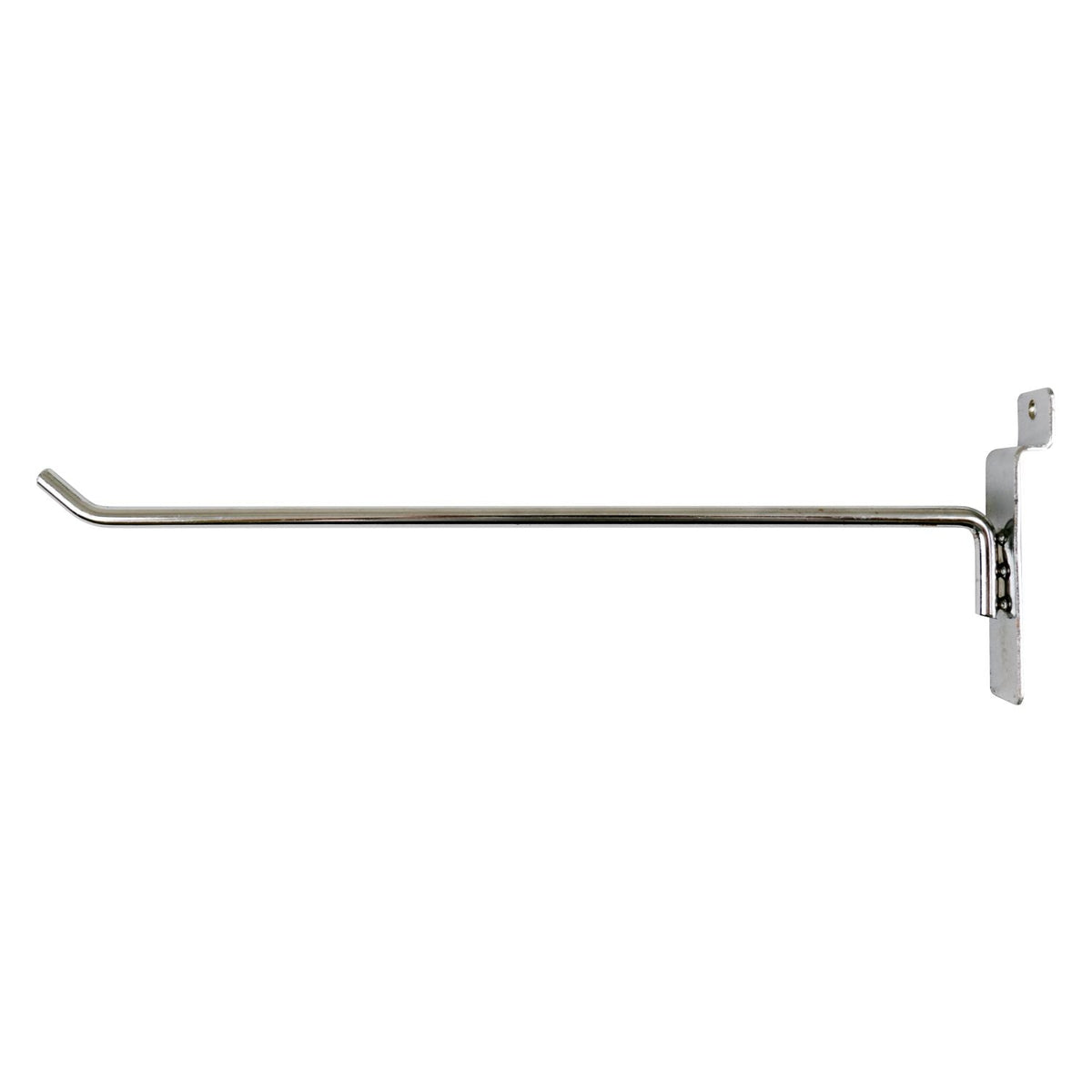 Chrome Slatwall Hooks | 4" 6" 8" 10" Display Accessory - Crowd Control Warehouse