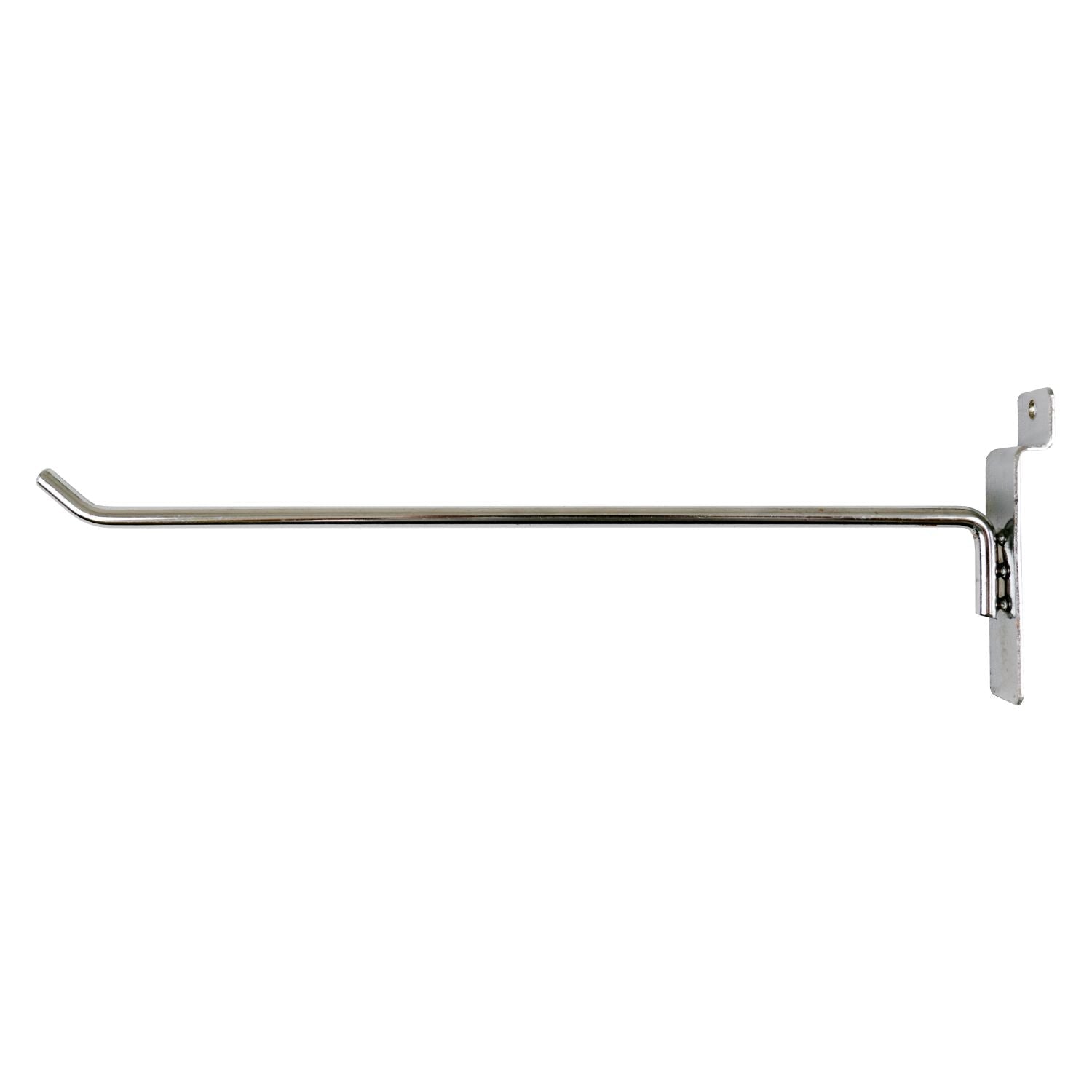 Chrome Slatwall Hooks | 4" 6" 8" 10" Display Accessory - Crowd Control Warehouse