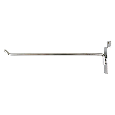 Chrome Slatwall Hooks | 4" 6" 8" 10" Display Accessory - Crowd Control Warehouse