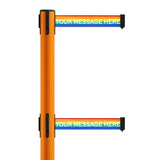 Custom Printed Dual Belts for Belt Barriers Stanchions - Crowd Control Warehouse