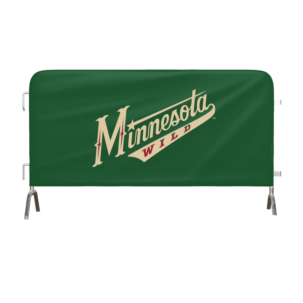 Custom Printed Heavy Duty 6.5 FT Barricade Jacket Covers - Crowd Control Warehouse