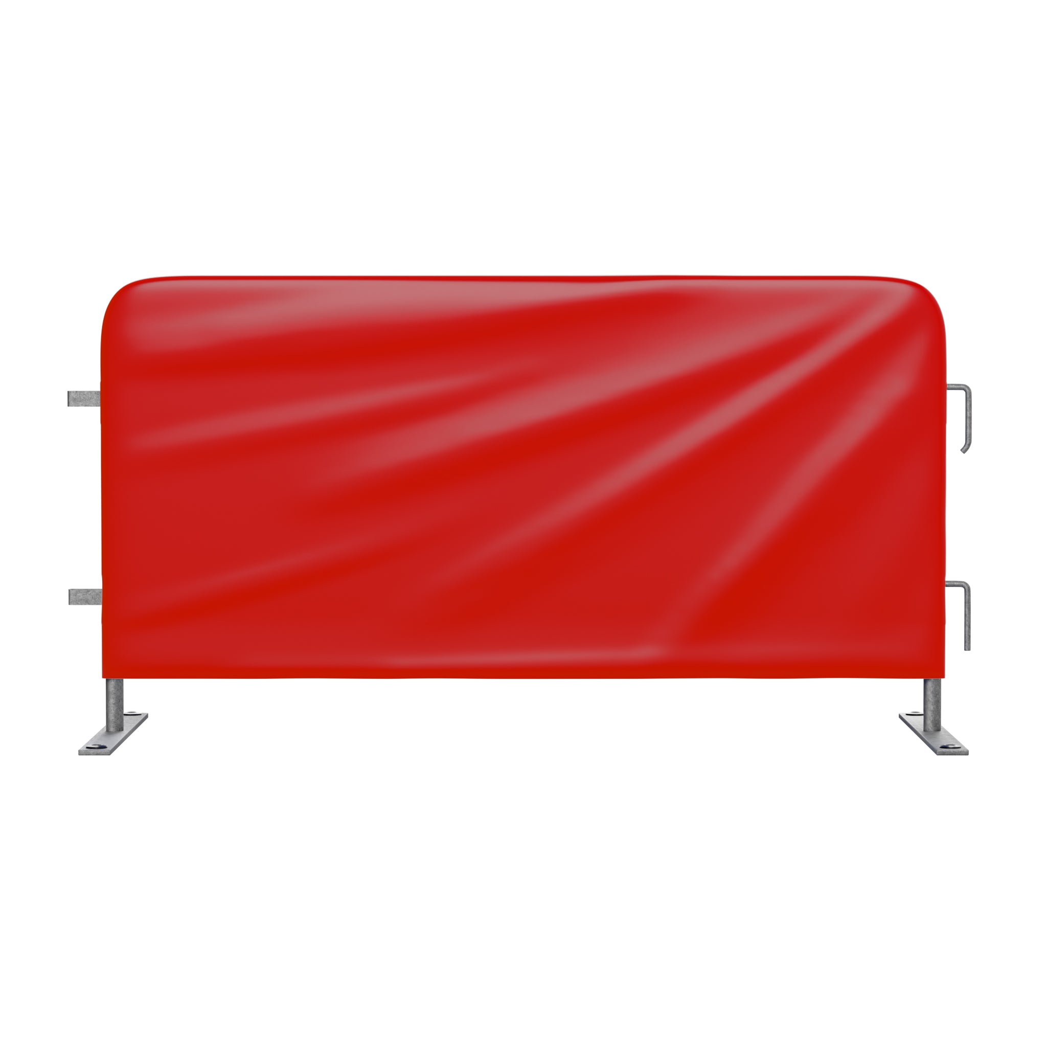Custom Printed Heavy Duty Barricade Jacket Covers For 8.5 FT Barricades - Angry Bull Barricades - Crowd Control Warehouse
