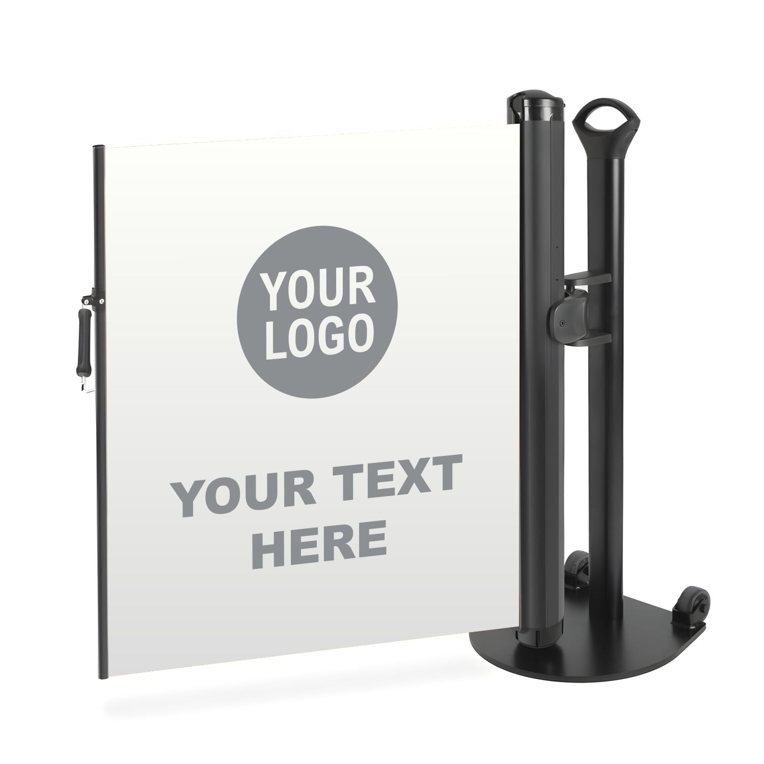 Custom Printed Mobile and Wall - Mounted Retractable Safety Barriers - Crowd Control Warehouse