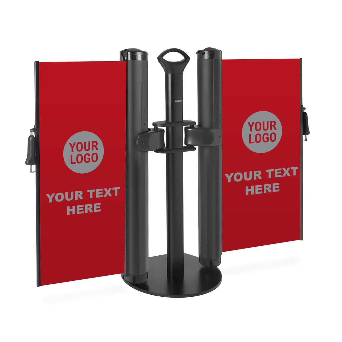Custom Printed Mobile and Wall - Mounted Retractable Safety Barriers - Crowd Control Warehouse