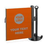 Custom Printed Mobile and Wall - Mounted Retractable Safety Barriers - Crowd Control Warehouse