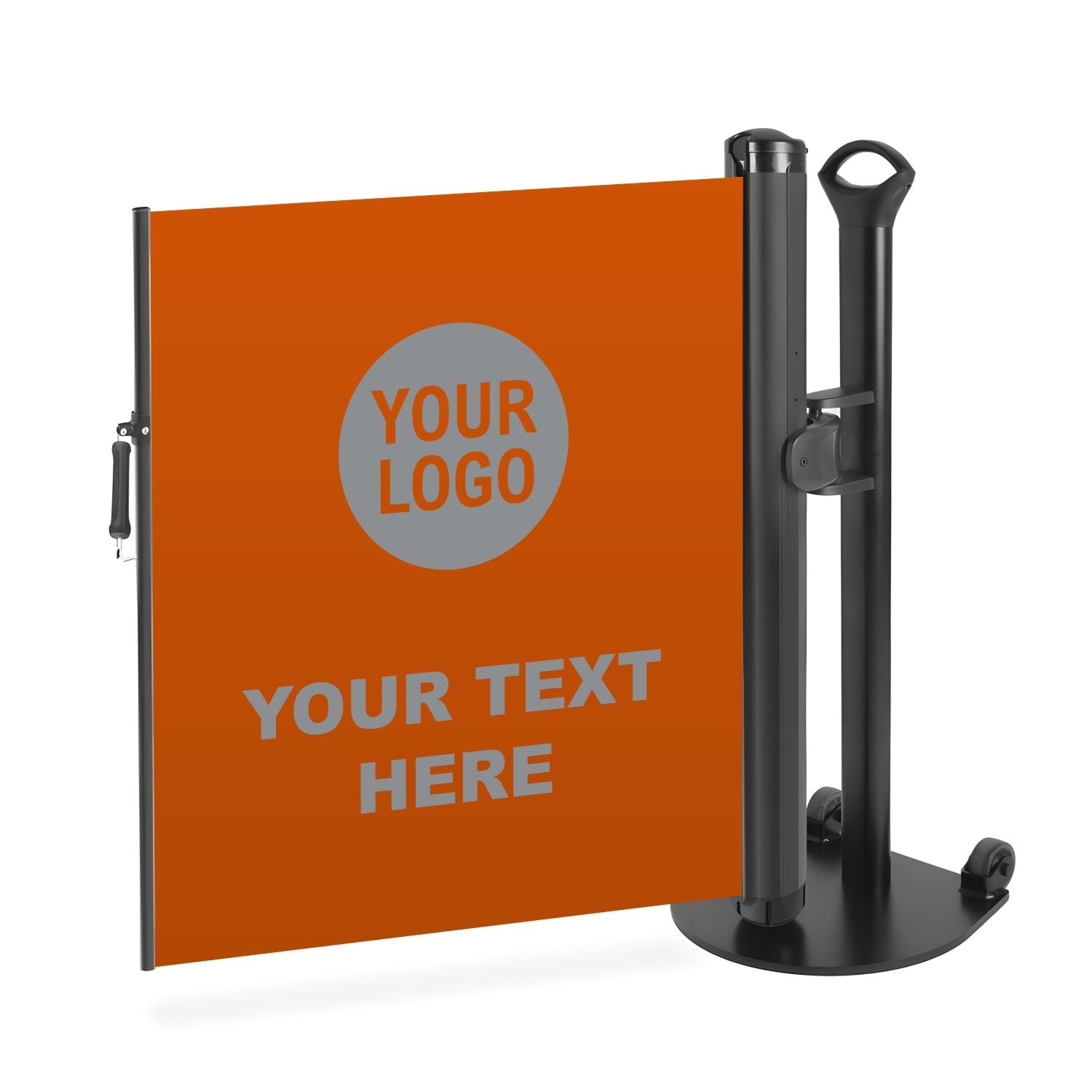Custom Printed Mobile and Wall - Mounted Retractable Safety Barriers - Crowd Control Warehouse