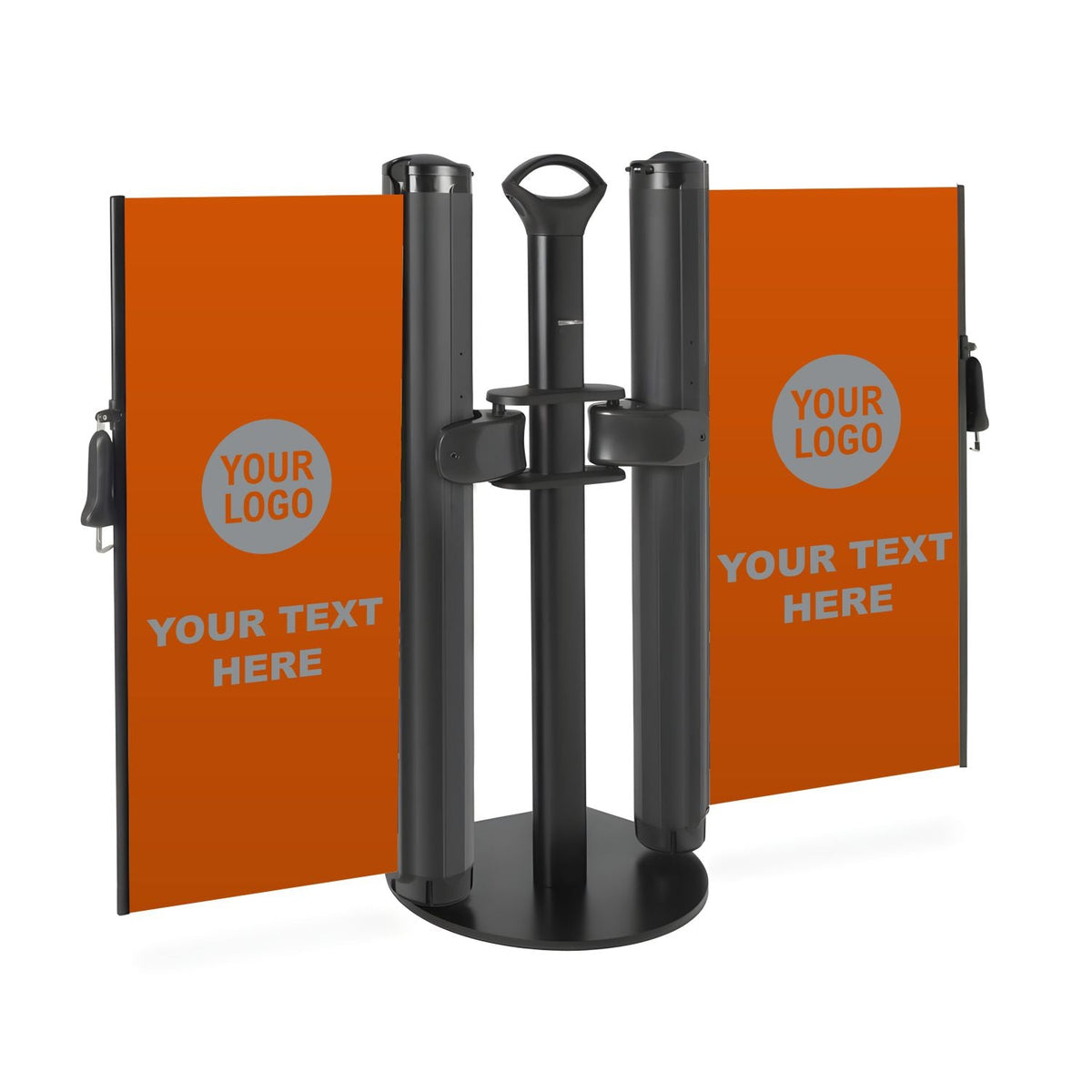 Custom Printed Mobile and Wall - Mounted Retractable Safety Barriers - Crowd Control Warehouse