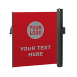 Custom Printed Mobile and Wall - Mounted Retractable Safety Barriers - Crowd Control Warehouse