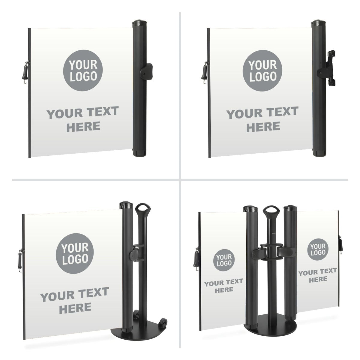 Custom Printed Mobile and Wall - Mounted Retractable Safety Barriers - Crowd Control Warehouse