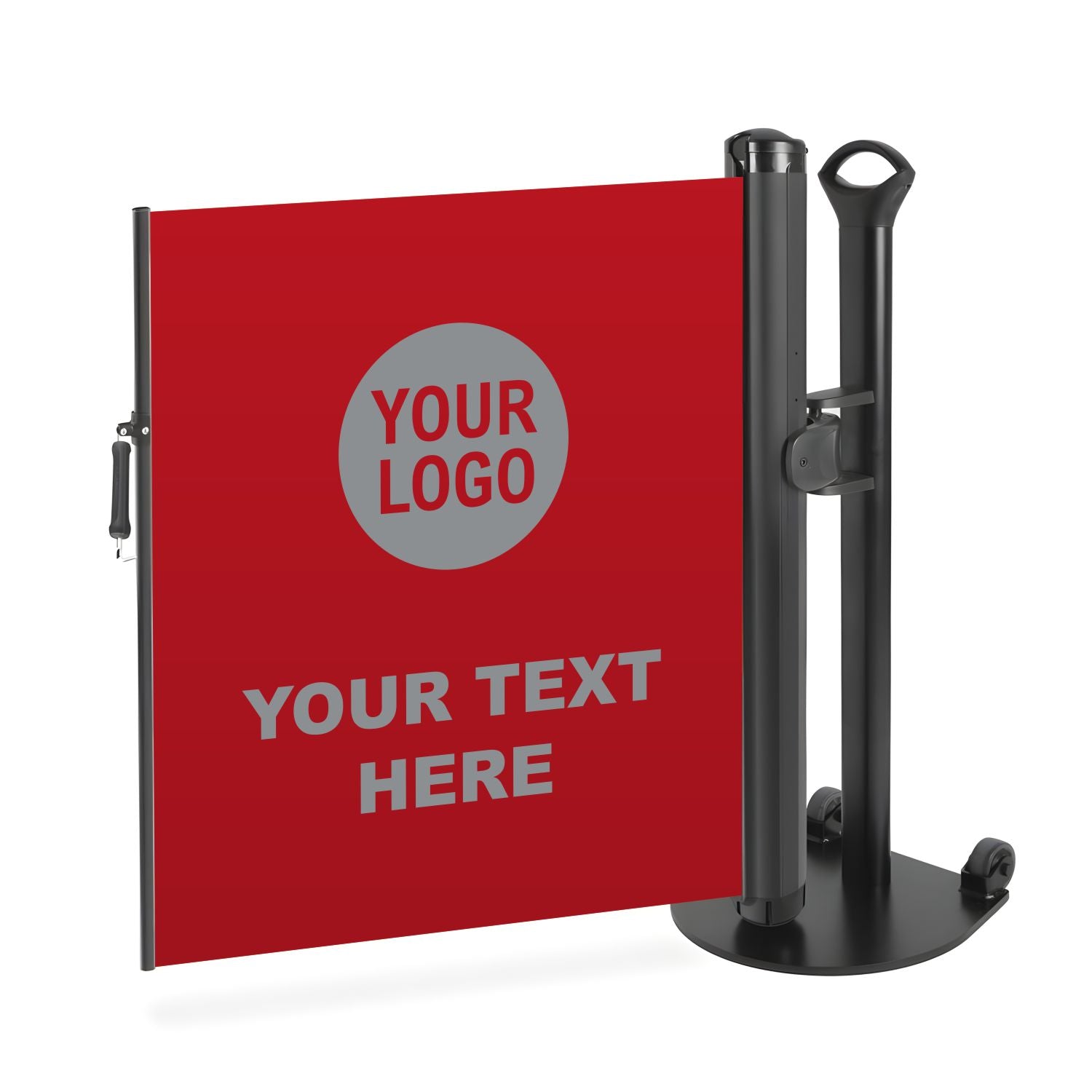 Custom Printed Mobile and Wall - Mounted Retractable Safety Barriers - Crowd Control Warehouse