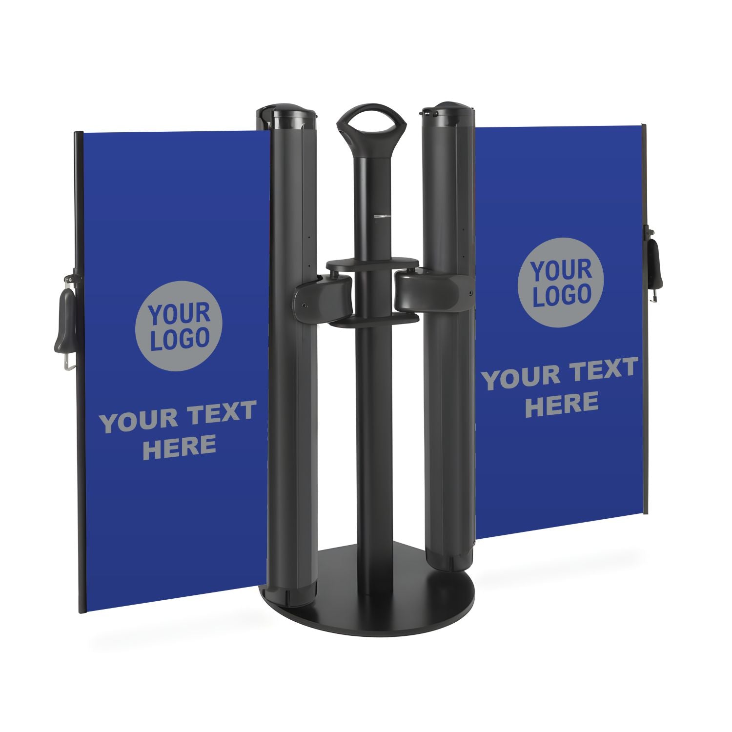 Custom Printed Mobile and Wall - Mounted Retractable Safety Barriers - Crowd Control Warehouse