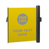 Custom Printed Mobile and Wall - Mounted Retractable Safety Barriers - Crowd Control Warehouse