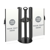 Custom Printed Mobile and Wall - Mounted Retractable Safety Barriers - Crowd Control Warehouse