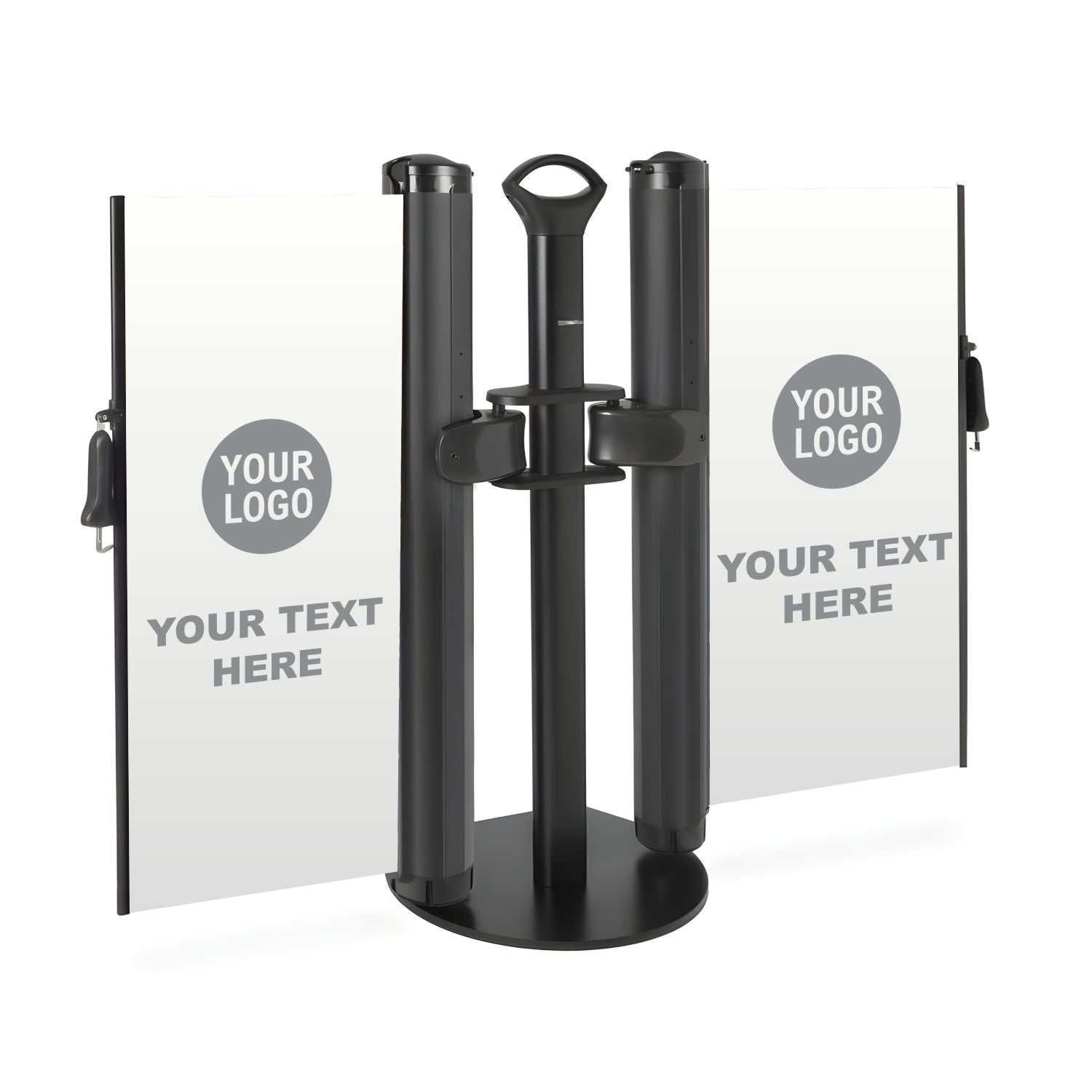 Custom Printed Mobile and Wall - Mounted Retractable Safety Barriers - Crowd Control Warehouse