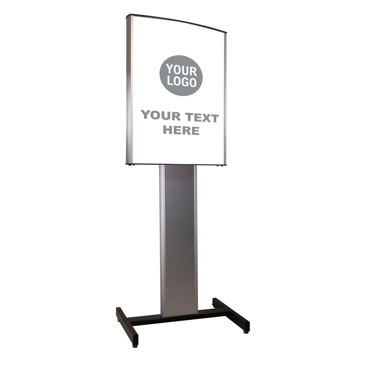 Custom Visiontron VERSA - STAND Heavy Duty Sign Stand - Crowd Control Warehouse