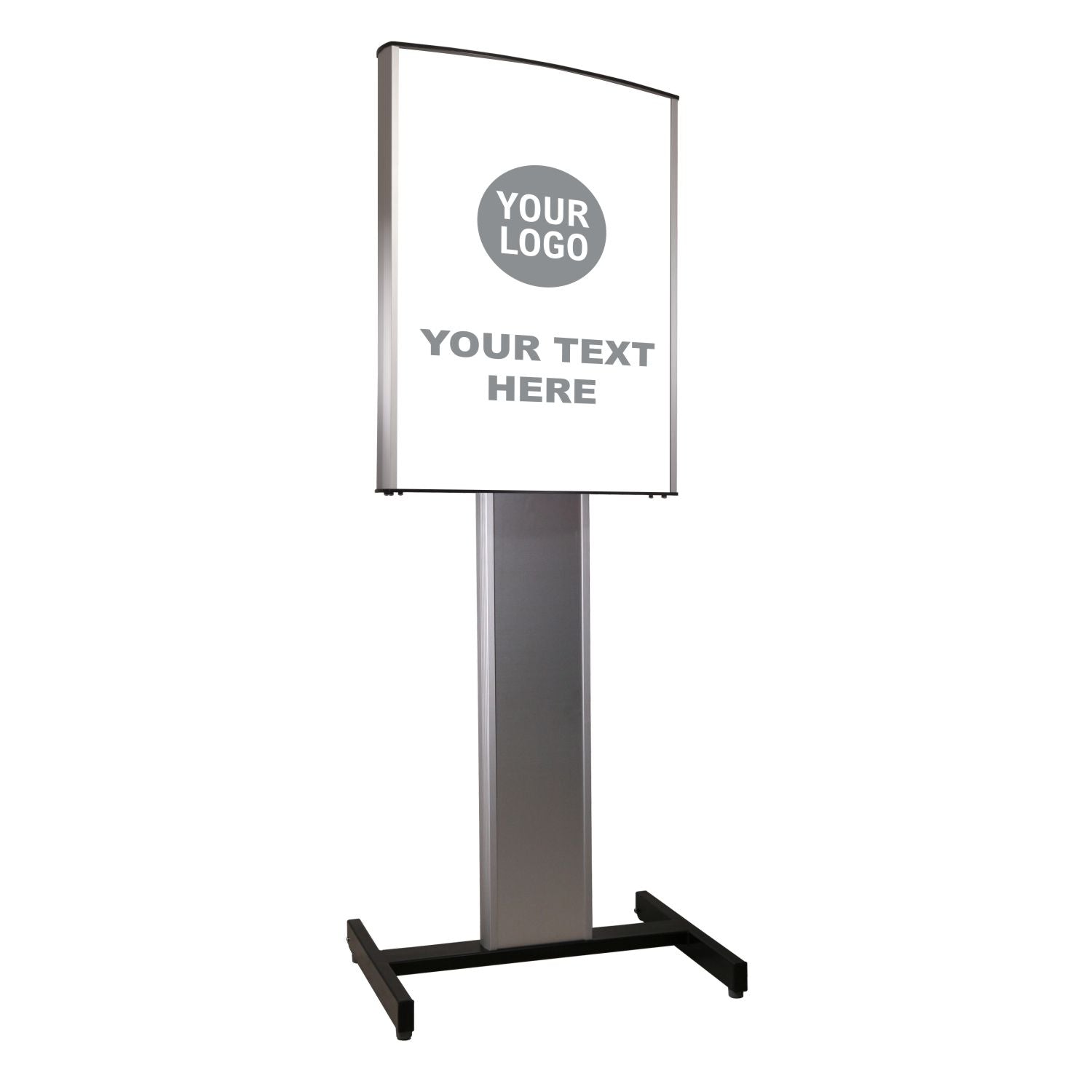 Custom Visiontron VERSA - STAND Heavy Duty Sign Stand - Crowd Control Warehouse