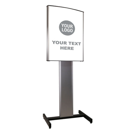 Custom Visiontron VERSA - STAND Heavy Duty Sign Stand - Crowd Control Warehouse