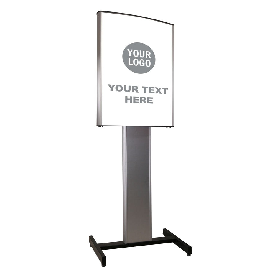 Custom Visiontron VERSA - STAND Heavy Duty Sign Stand - Crowd Control Warehouse