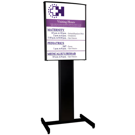 Custom Visiontron VERSA - STAND Heavy Duty Sign Stand - Crowd Control Warehouse