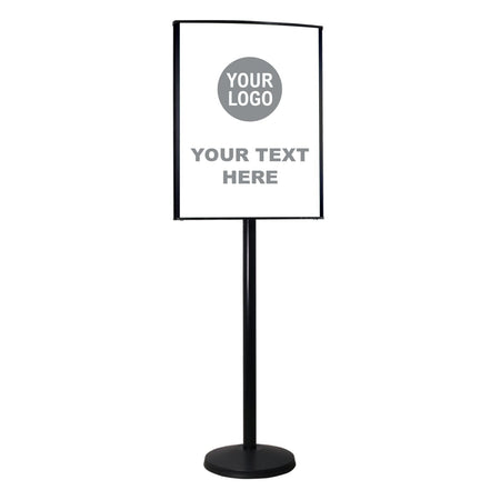 Custom Visiontron VERSA - STAND Sign Post - Crowd Control Warehouse