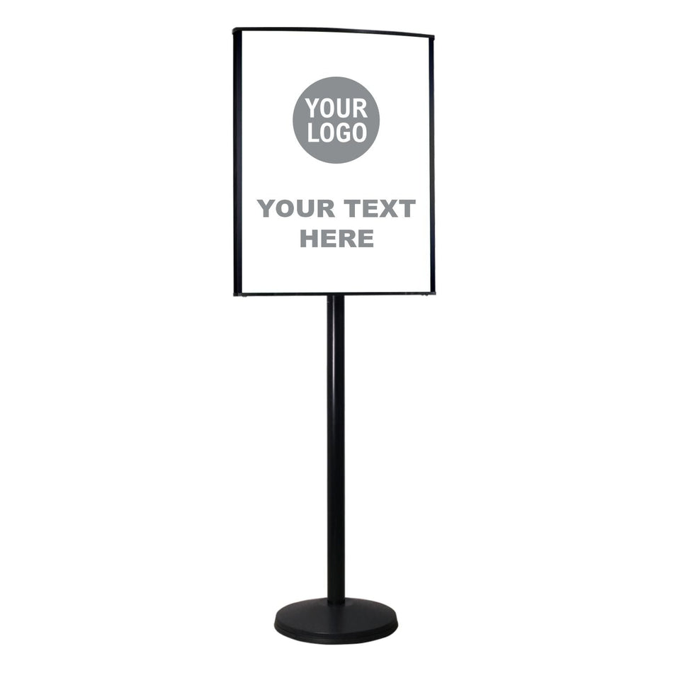 Custom Visiontron VERSA - STAND Sign Post - Crowd Control Warehouse