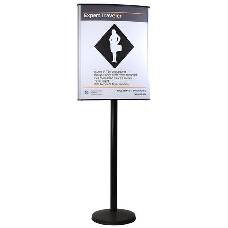 Custom Visiontron VERSA - STAND Sign Post - Crowd Control Warehouse