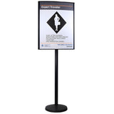 Custom Visiontron VERSA - STAND Sign Post - Crowd Control Warehouse