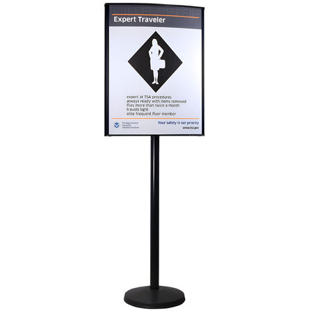 Custom Visiontron VERSA - STAND Sign Post - Crowd Control Warehouse