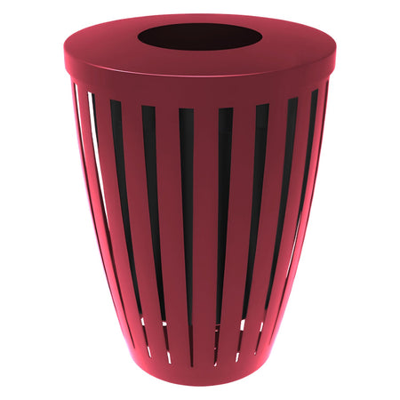 Downtown Tapered Trash Receptacles - Crowd Control Warehouse