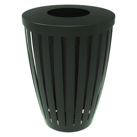 Downtown Tapered Trash Receptacles - Crowd Control Warehouse