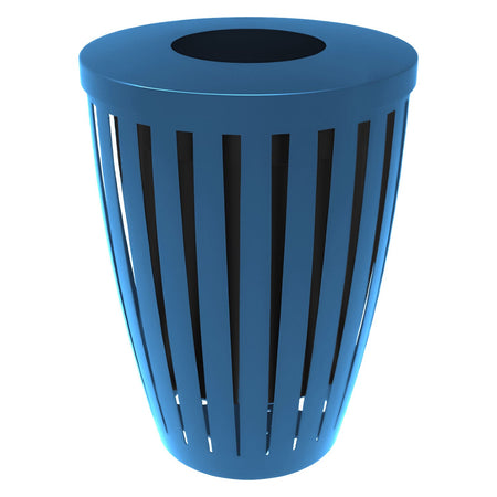 Downtown Tapered Trash Receptacles - Crowd Control Warehouse